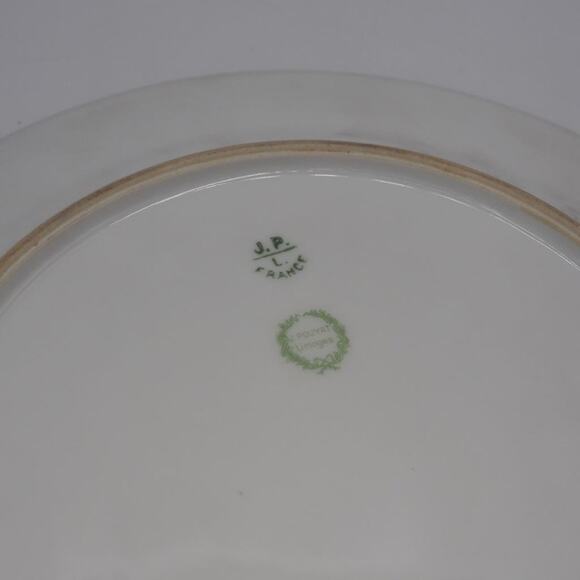 Antique Jean Pouyat Limoges France Oriental Birds Dinner Plate - Picture 6 of 6